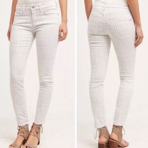 Anthropologie white jeans